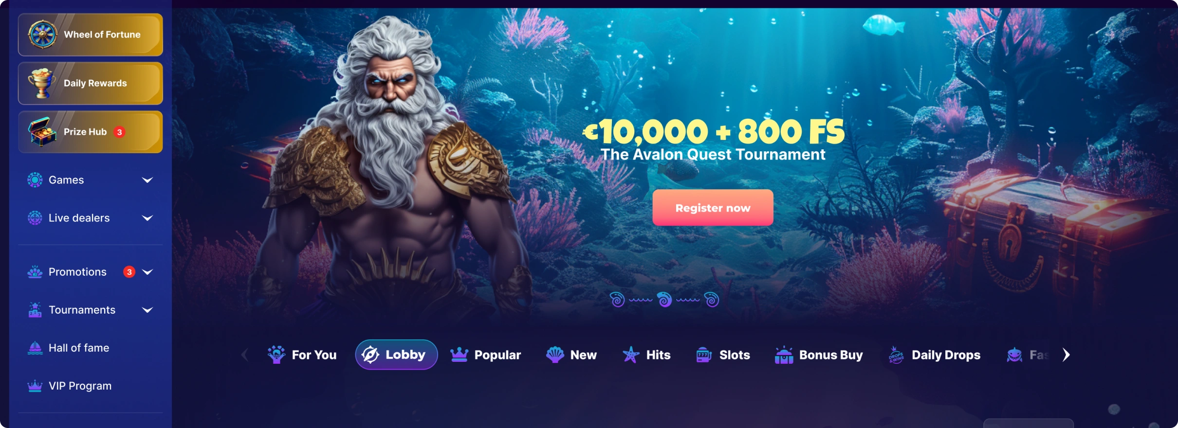 Bonos de Triton Slots